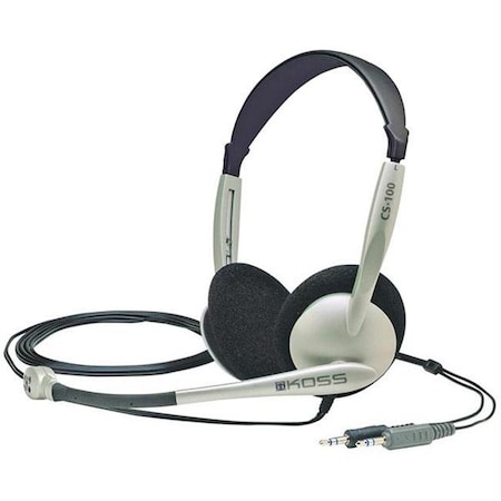 Koss Cs-100 Stereo Pc Headset With Noise Canceling Microphone
